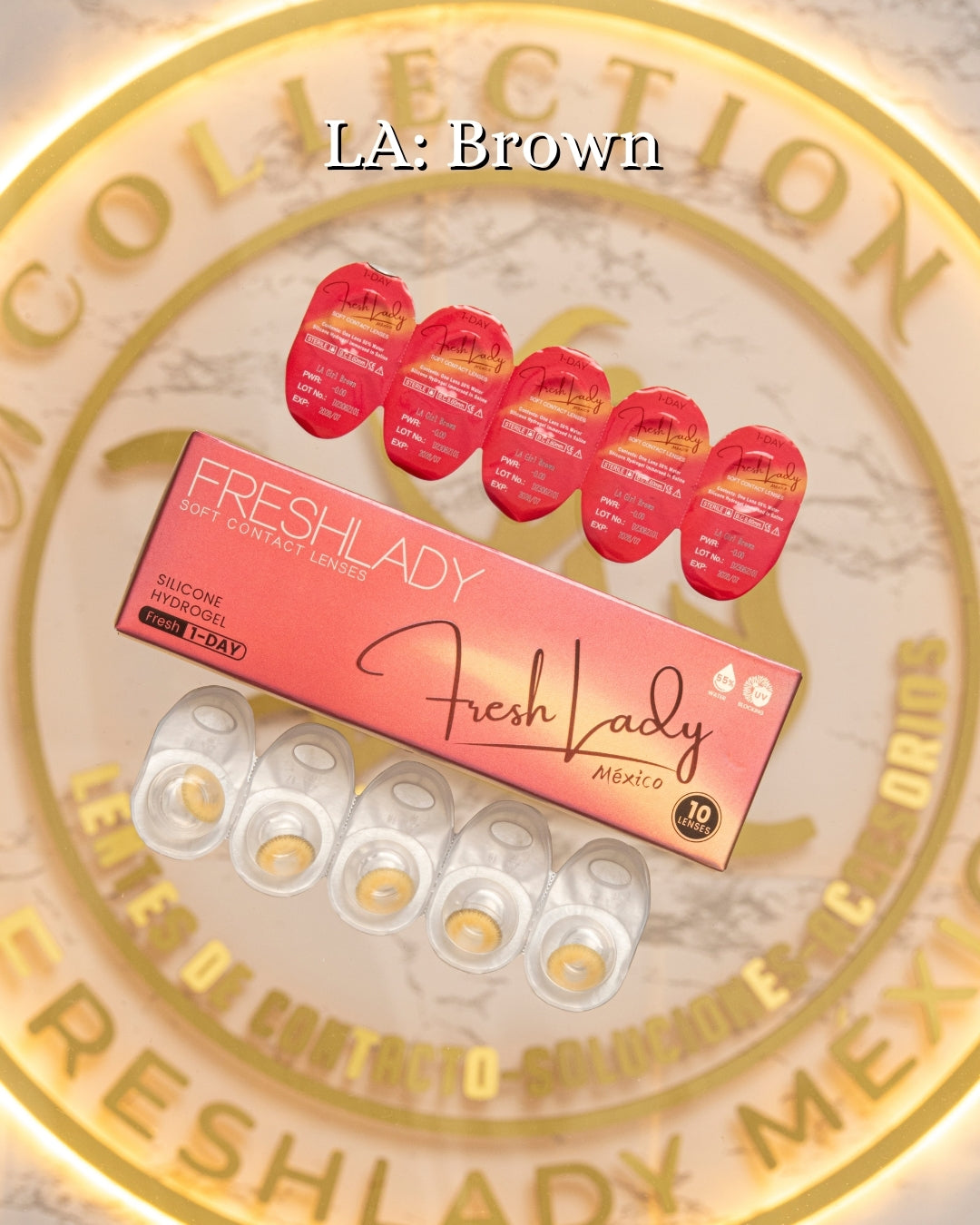 Brown: LA GIRL CAJA de 10 lentes
