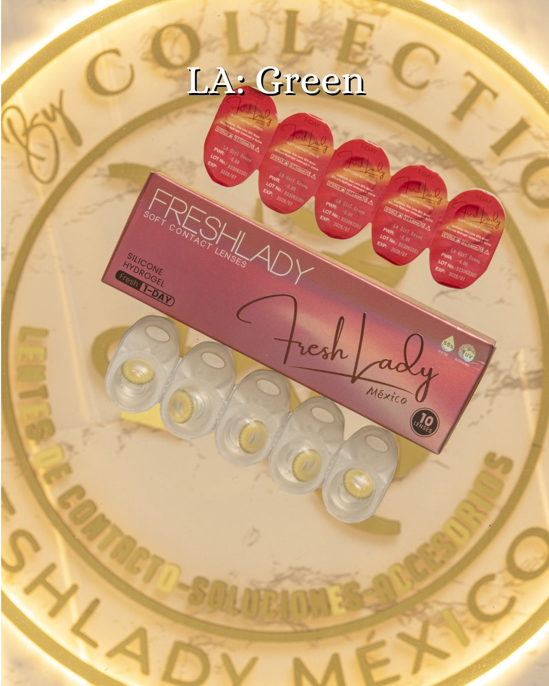 Green: LA GIRL CAJA de 10 lentes
