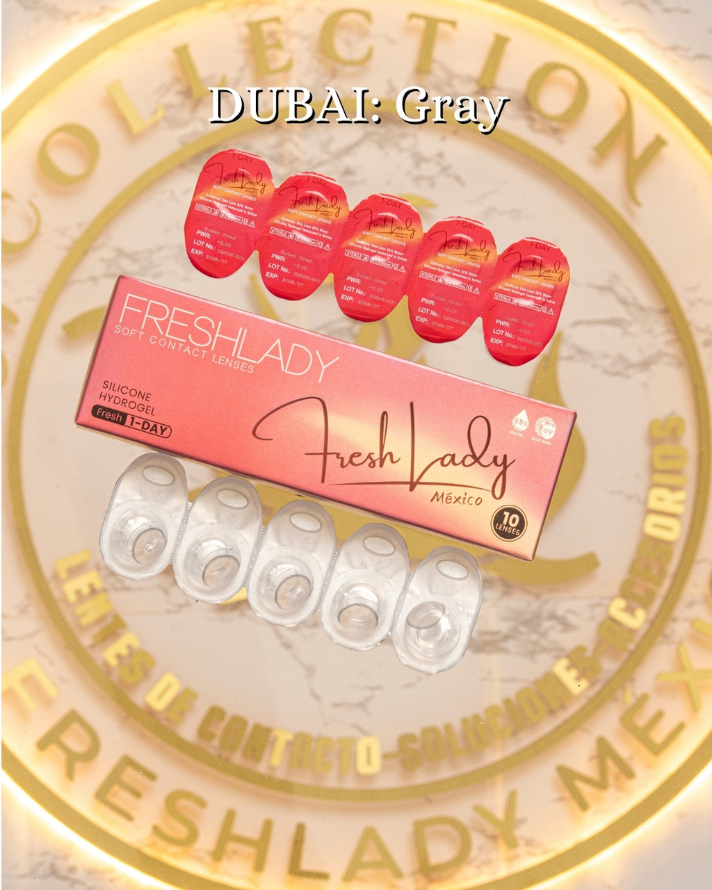 Gray: DUBAI CAJA de 10 lentes