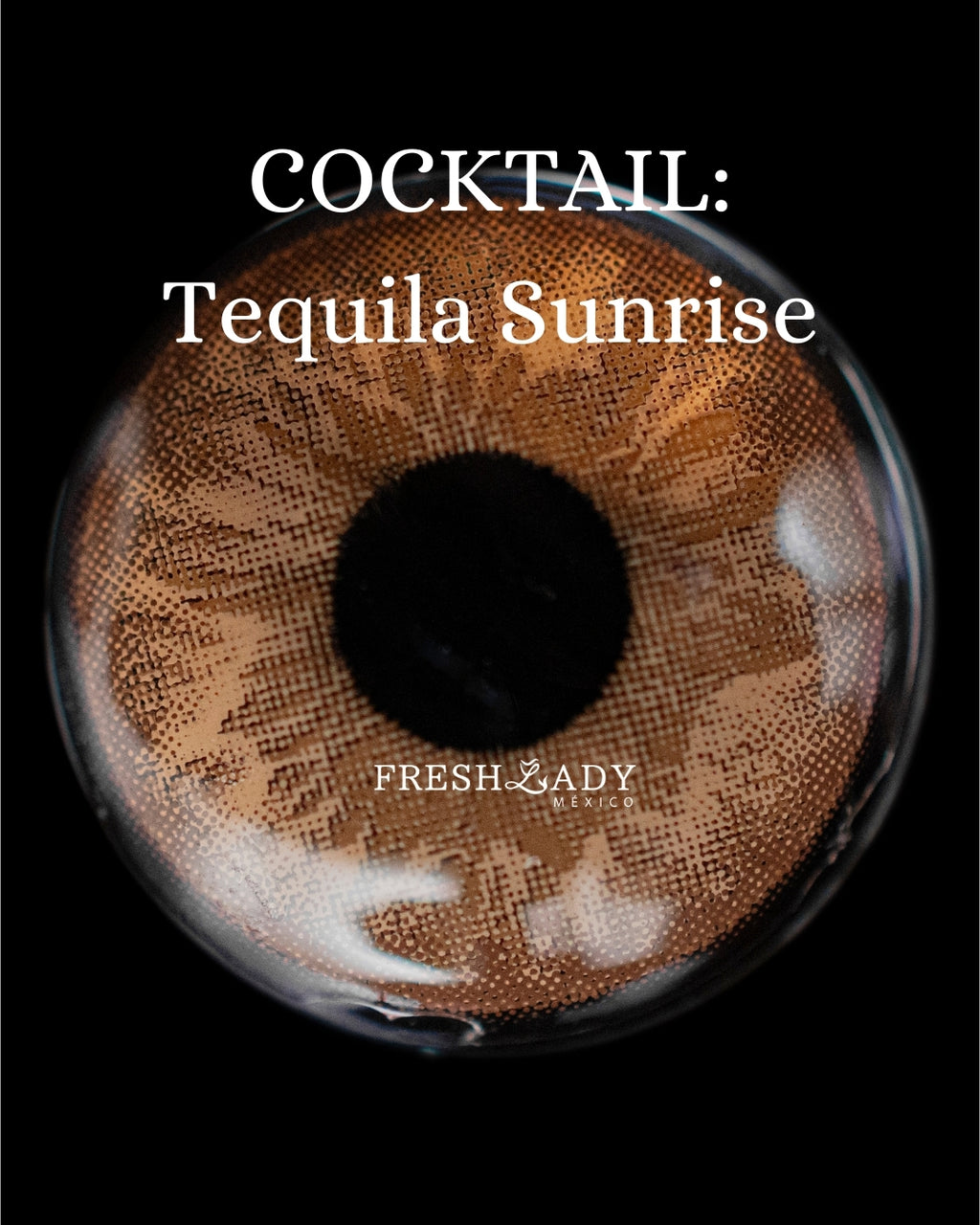 Brown Tequila Sunrise: Cocktail CAJA de 10 lentes
