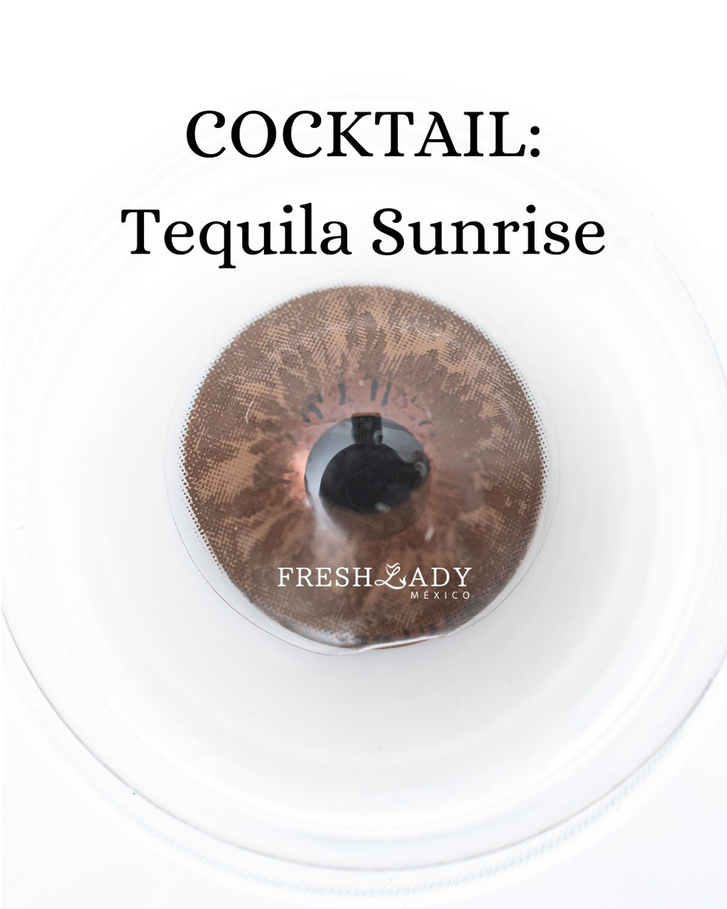 Brown Tequila Sunrise: Cocktail CAJA de 10 lentes