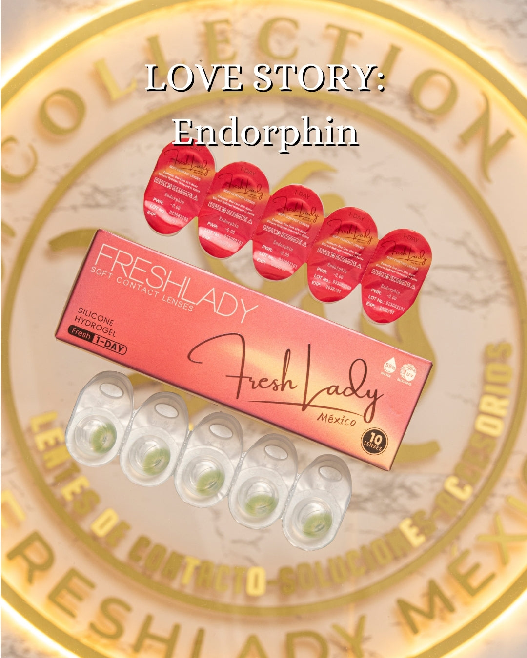 Green Endorphin: LOVE STORY CAJA de 10 lentes