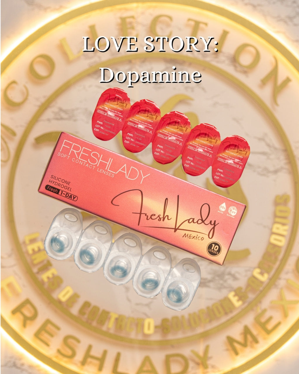 Blue Dopamine: LOVE STORY CAJA de 10 lentes