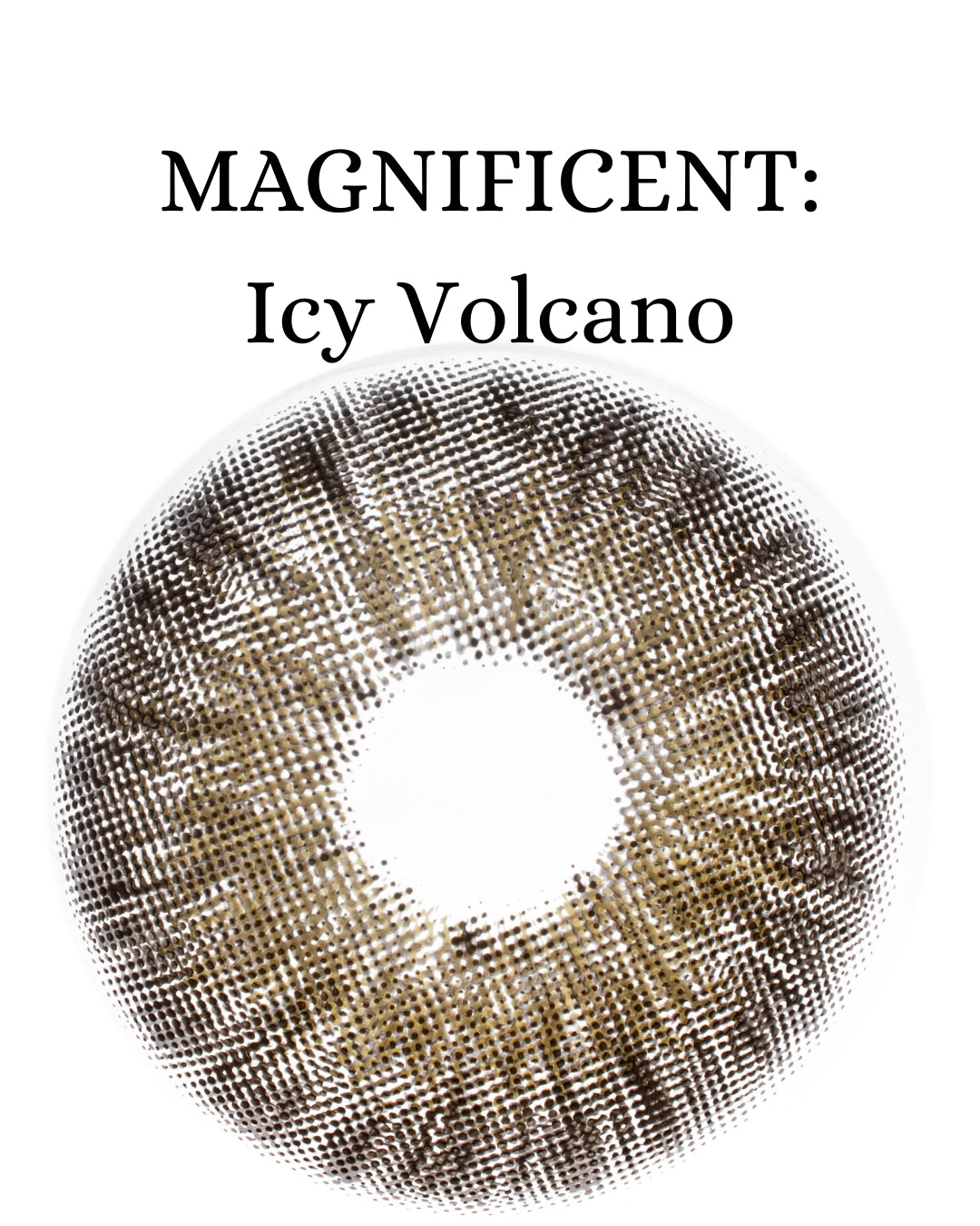 Gray Icy Volcano: Magnificent