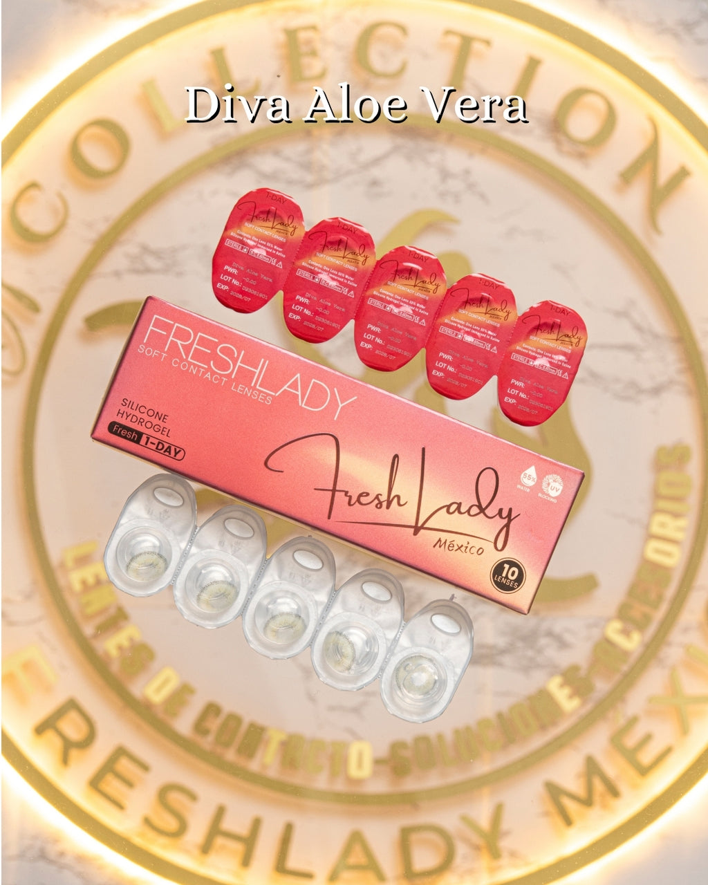 Green Aloe Vera: DIVA CAJA de 10 lentes