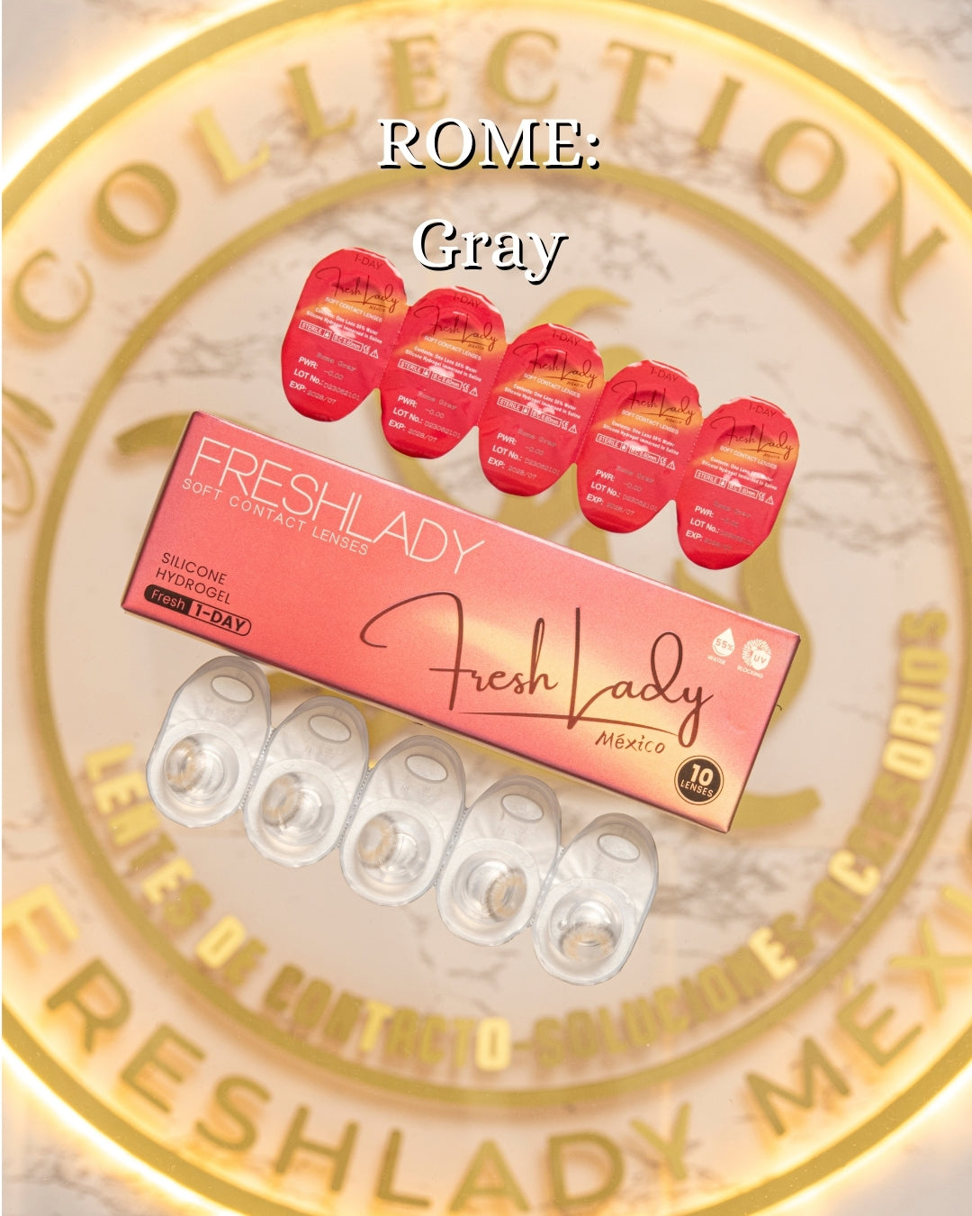 Gray: ROME CAJA de 10 lentes