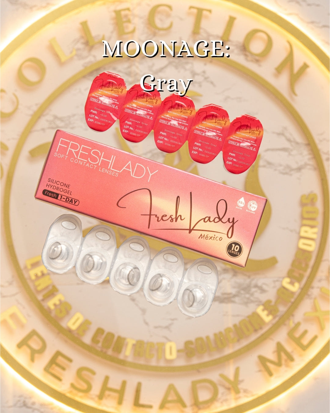 Gray: MOONAGE CAJA de 10 lentes