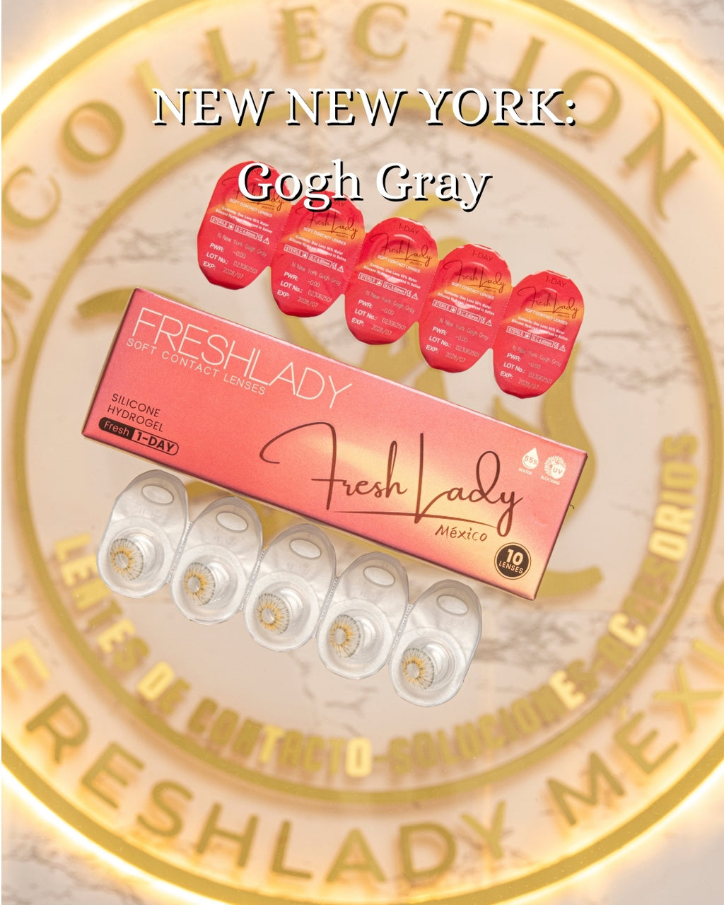Gray Gogh: NEW NEW YORK CAJA de 10 lentes