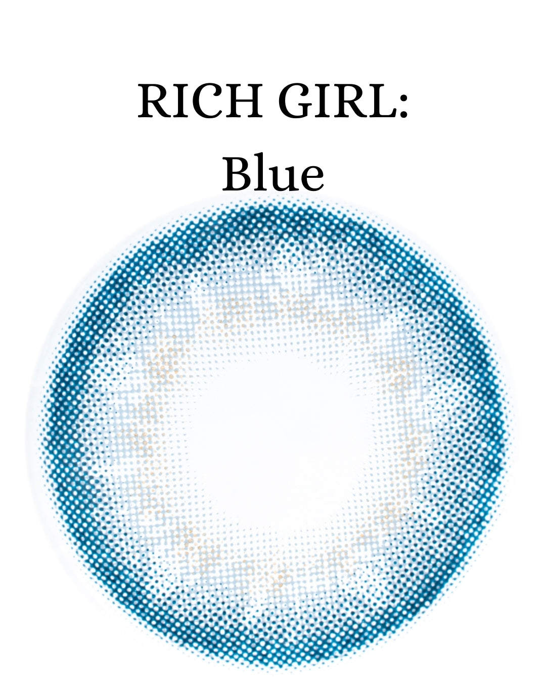 Blue: RICH GIRL CAJA de 10 lentes