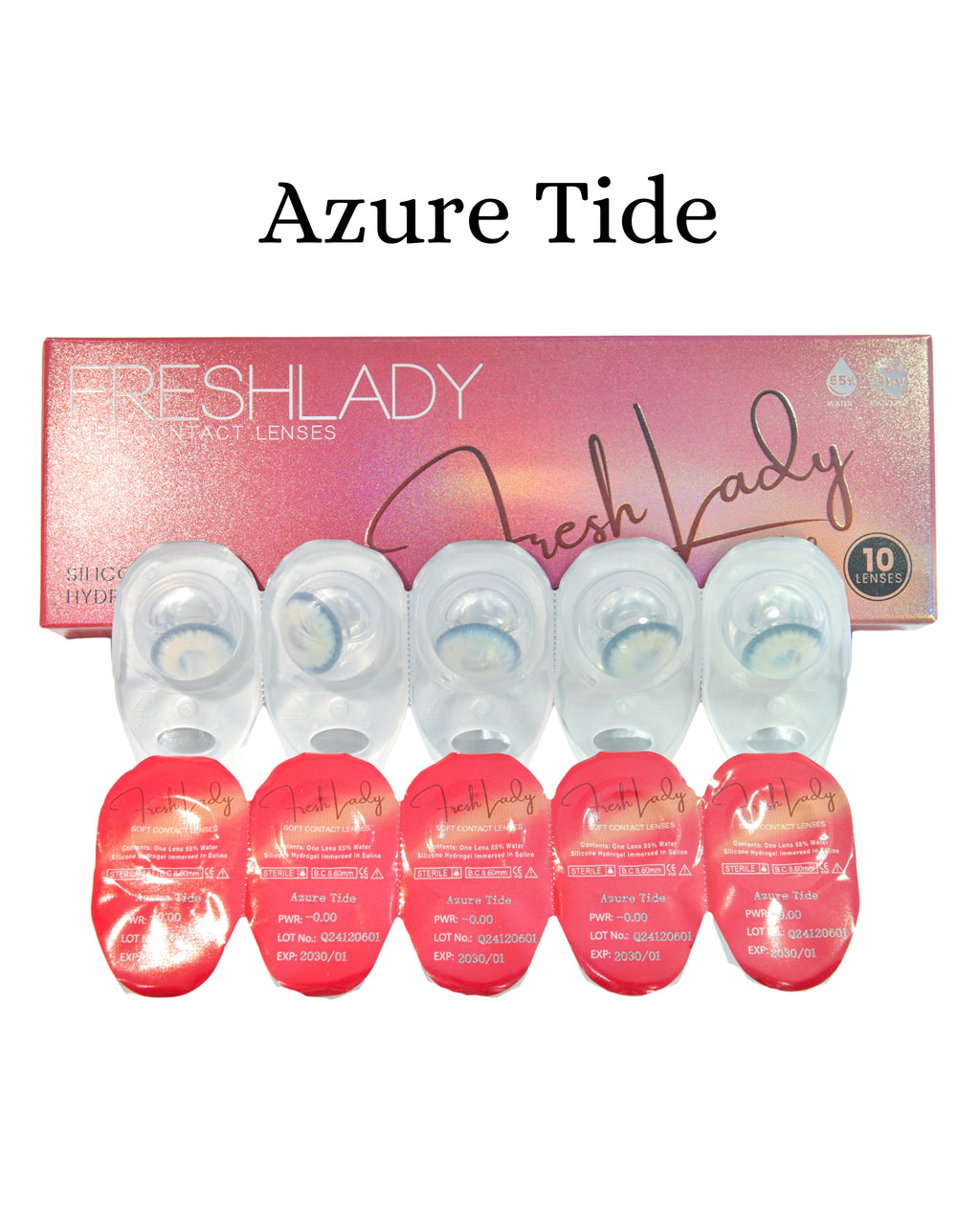 Blue Azure Tide: ENIGMAEYES CAJA de 10 lentes