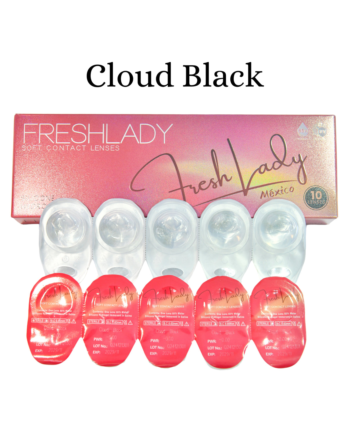 Blue Cloud Black: ENIGMAEYES CAJA de 10 lentes