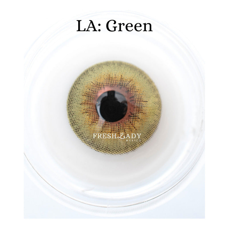 Pupilentes De Color Verdes Fresh Lady