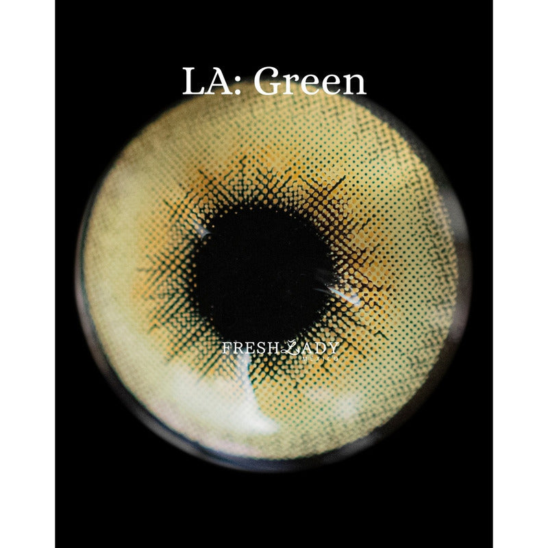 Pupilentes De Color Verdes Fresh Lady