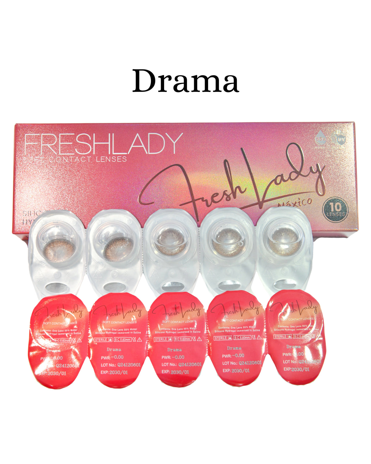 Brown Drama: SMOKY CAJA de 10 lentes