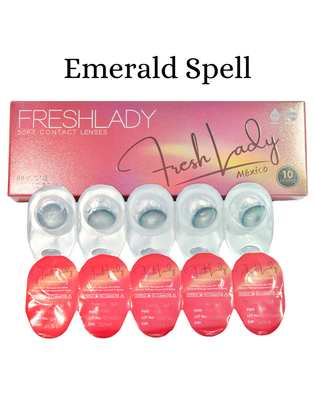 Blue Emerald Spell: MIRACLE NIGHT CAJA de 10 lentes