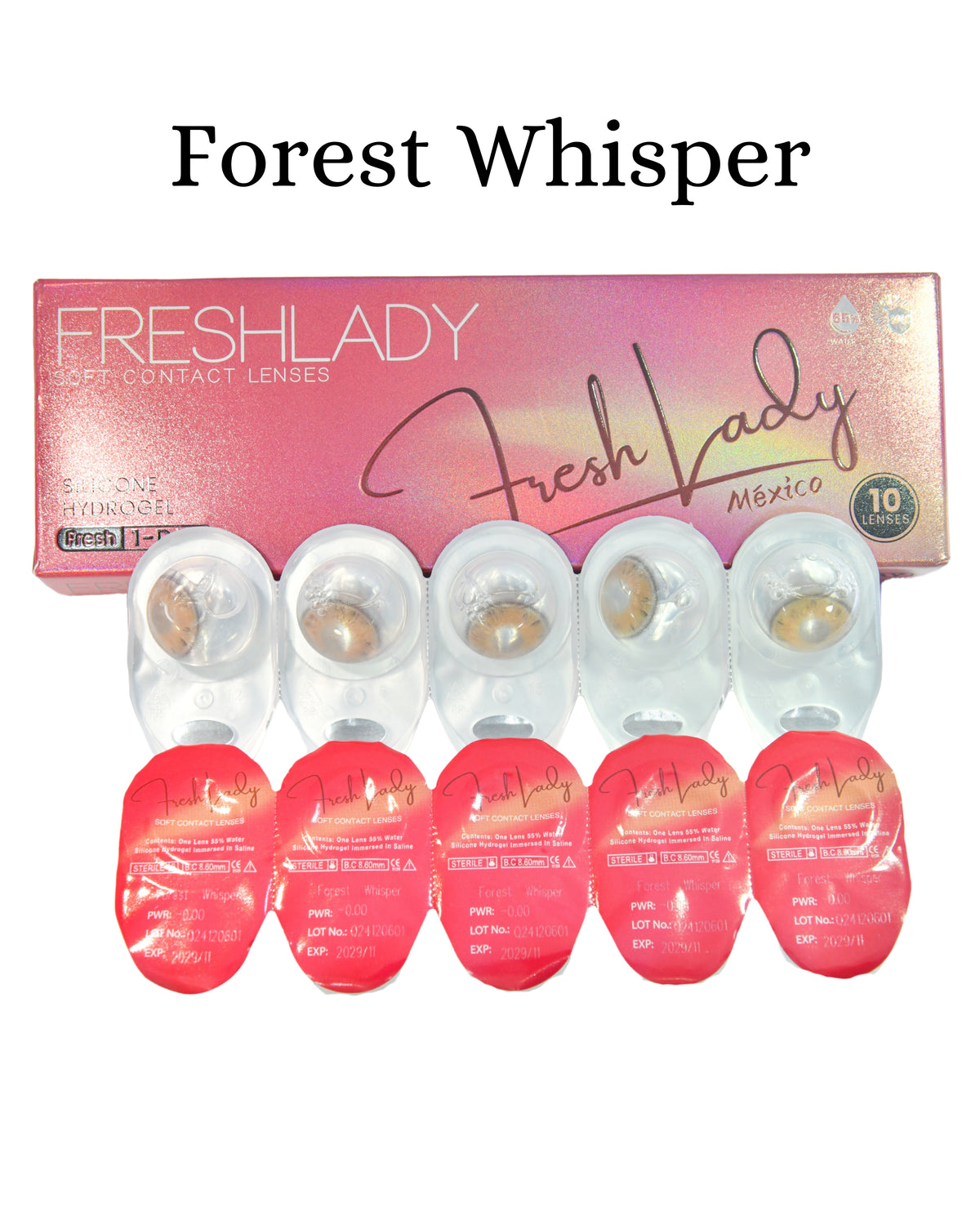 Brown Forest Whisper: ELEVEN CHARM CAJA de 10 lentes