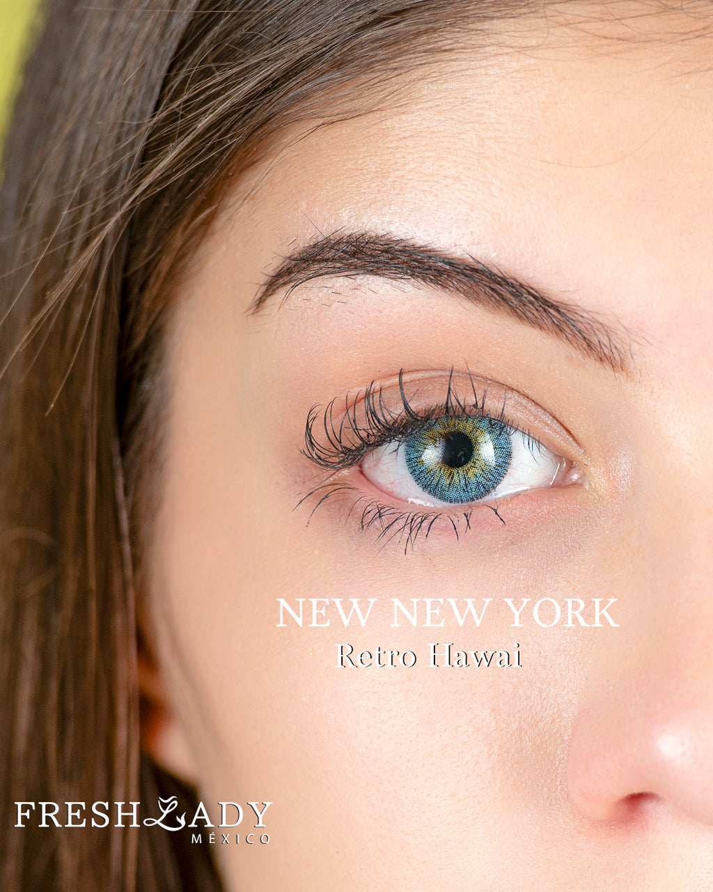 Blue Retro Hawai: NEW NEW YORK CAJA de 10 lentes