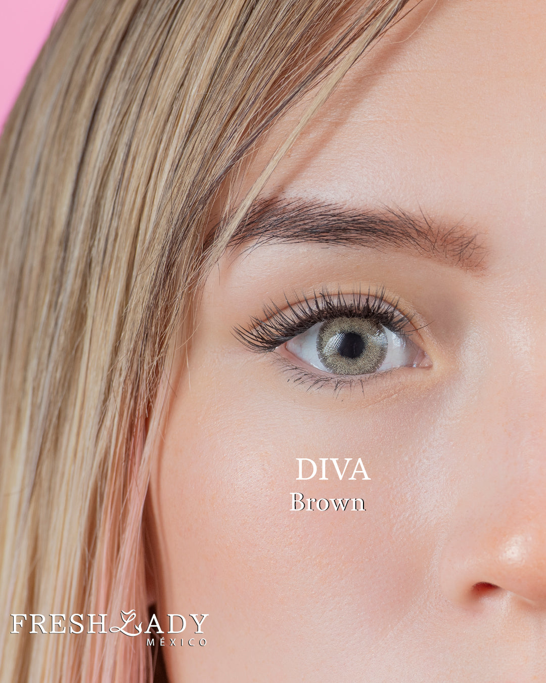Brown: DIVA CAJA de 10 lentes
