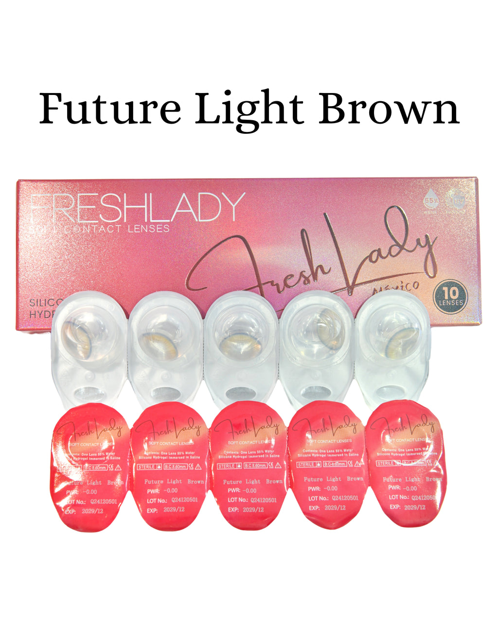 Brown: FUTURE LIGHT CAJA de 10 lentes