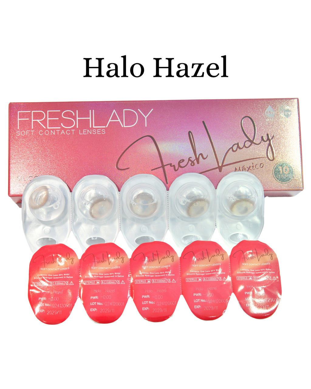 Hazel Halo: ANGELIC GLOW CAJA de 10 lentes