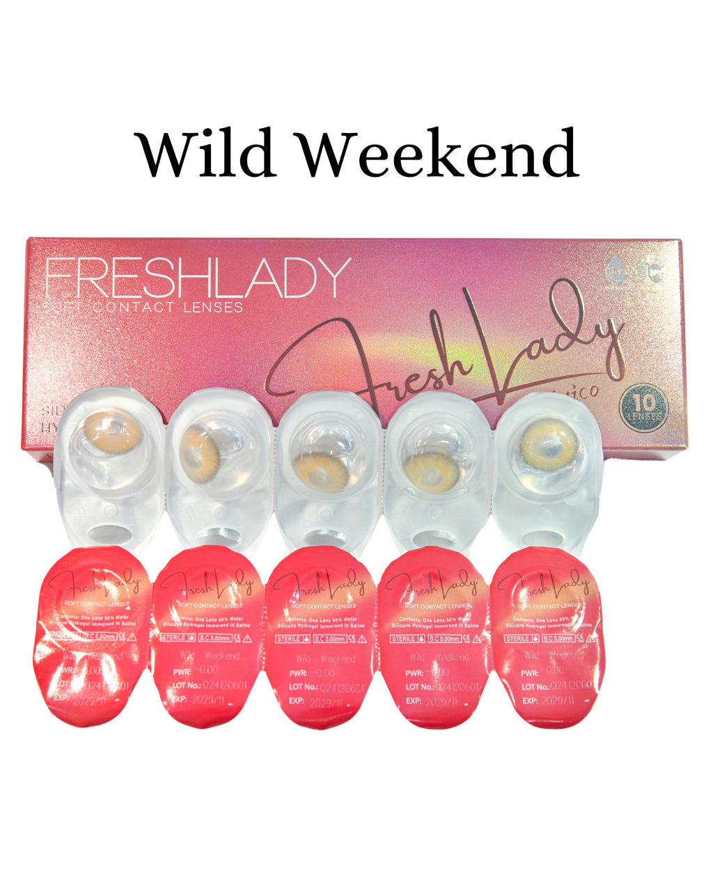Hazel Wild Weekend: WILDLOOK CAJA de 10 lentes