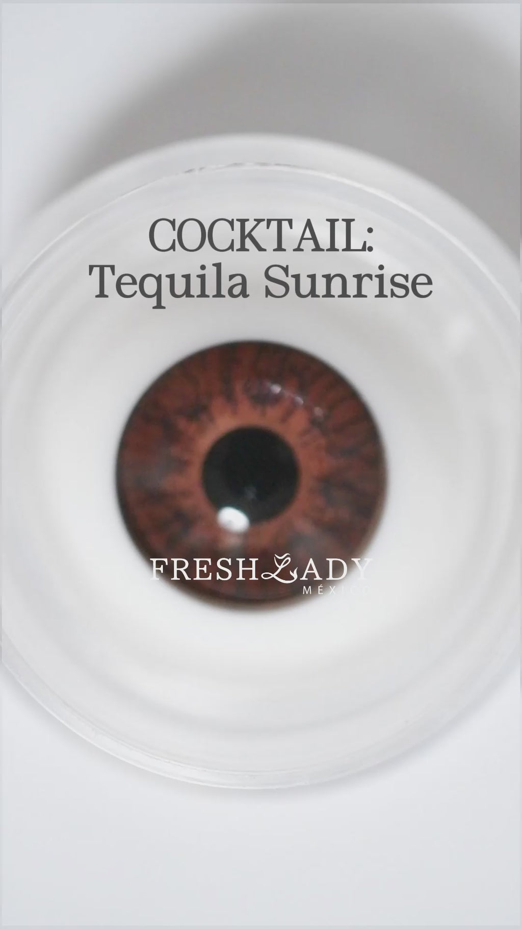 Brown Tequila Sunrise: Cocktail CAJA de 10 lentes