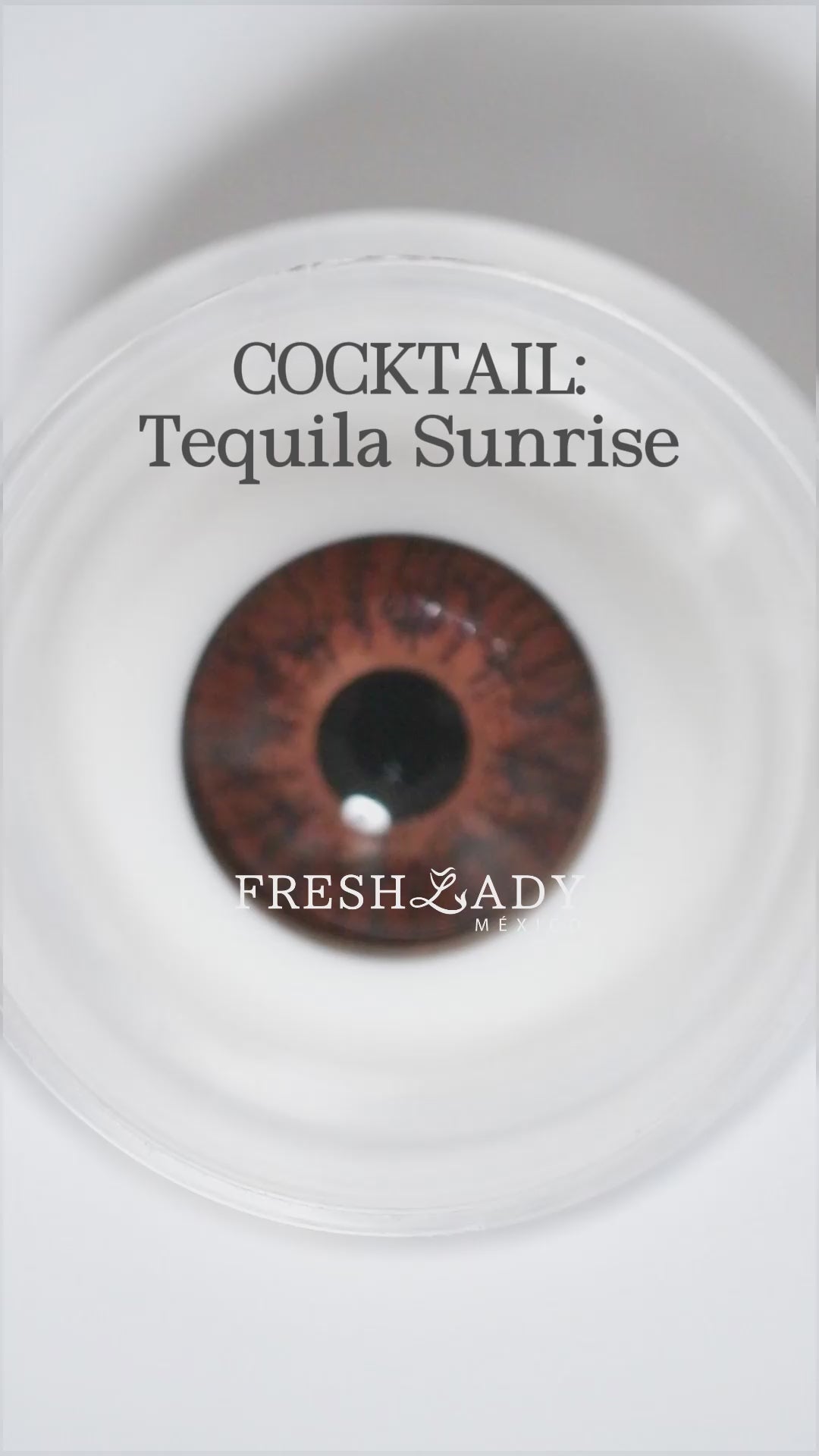 Brown Tequila Sunrise: Cocktail CAJA de 10 lentes